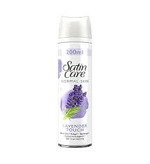 Gillette Satin Care lavender touch gel na holení 200 ml