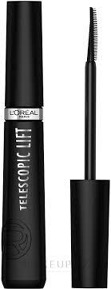 L'Oréal Paris Telescopic Lift řasenka pro objem prodloužení a lifting řas Extra Black 9,9 ml