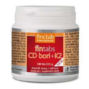 Finclub Fintabs CD bori+K2 180 tablet