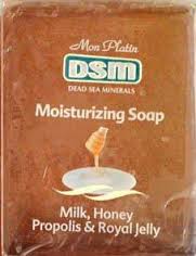 DSM Mon Platin Minerální tuhé mýdlo s medem a mateří kašičkou 125 g