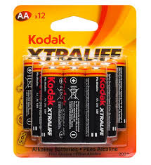 Kodak Xtralife alkaline AA baterie 12ks