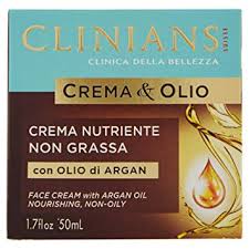 Clinians Crema & Olio Face Cream with Argan Oil, 50 ml