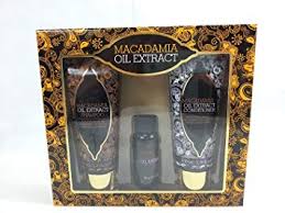Macadamia Oil Extract 100 ml šampon + 100 ml kondicionér + 30 ml Hair Treatment dárková sada pro ženy