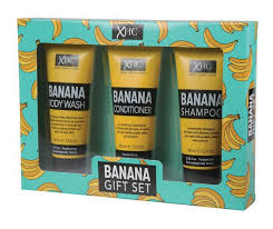 Xpel Banana šampon 100ml+kondicioner 100ml+sprchový gel 100ml  dárková sada pro ženy