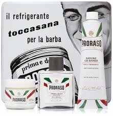 Proraso Toccasana krém před holením 100 ml + krém na holení 150 ml + balzám po holení 100 ml dárková sada