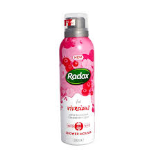 Radox Feel Vivacious Apple Blossom & Cranberry Scent pečující sprchová pěna 200 ml
