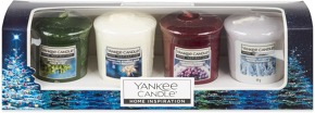 Yankee Candle Vánoční dárková sada 4ks votivní svíčky