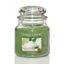 Yankee Candle Vanilla Lime vonná svíčka 104 g