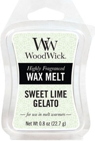 WoodWick vonný vosk do aroma lampy Sweet Lime Gelato Sladká zmrzlina 22,7 g