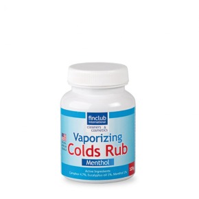 Finclub Vaporizing Colds Rub menthol inhalační mast 125 g