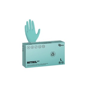 Espeon Nitril nepudrované Bio jednorázové nitrilové rukavice zelené 100 ks velikost: L